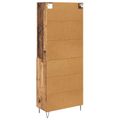 vidaXL Highboard 2 ks Staré drevo 69,5 x 34 x 180 cm