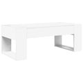 vidaXL Konferenčný stolík Biela 110 x 50 x 41 cm Kompozitné drevo