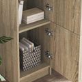 vidaXL Stôl Sonoma dub 133,5 x 50 x 124 cm 2 ks