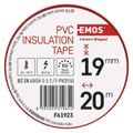 Izolačná páska PVC 19mm / 20m červená