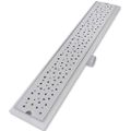 vidaXL Rovný sprchový odtok 2 ks s bublinkami 730x140 mm nehrdzavejúca oceľ