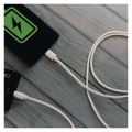Kábel USB-C 2.0 / USB-C 2.0, EMOS SM7027W, 1 m, biely