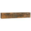 vidaXL Nástenné skrinky 2 ks dymový dub 100x36,5x35 cm sprac. drevo