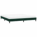 vidaXL Rám postele bez matraca Tmavo zelená 180x210 cm Zamat
