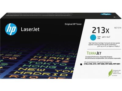 HP W2131X, cyan toner. kazeta HP LaserJet 213X