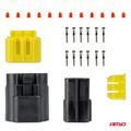 Sada elektrických konektorov vodotesných 6 PIN 2,2 mm AMiO-04349