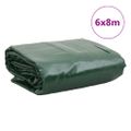 vidaXL Celta zelená 6x8 m 650 g/m²