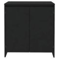 vidaXL Komoda čierna 70x41x75 cm spracované drevo