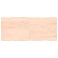 vidaXL Stolová doska 140x60x(2-4) cm neošetrený masív živé hrany