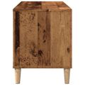 vidaXL Skrinka na platne staré drevo 100x38x48 cm kompozitné drevo