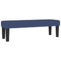 vidaXL Posteľný rám boxspring s matracom modrý 180x200 cm látka