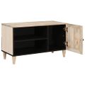 vidaXL TV jednotky s poličkou Biela 80 x 33 x 46 cm Kompozitné drevo