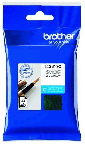 kazeta BROTHER LC-3617 Cyan MFC-J2330DW/J3530DW/J3930DW (550 str.)