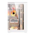 Počítačová skriňa DarkFlash C280 (biela) + 7 ventilátorov