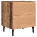 vidaXL Nočný stolík 2 ks Staré drevo 40 x 35 x 47,5 cm