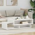 vidaXL Konferenčný stolík Biela 105 x 50 x 32,5 cm Kompozitné drevo