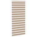 vidaXL Zebrová roleta pieskovo hnedá 95x200 cm šírka látky 90,9 cm polyester