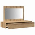 vidaXL Toaletný stolík Hnedá 100 x 40 x 70 cm Kompozitné drevo