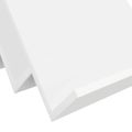 vidaXL Regál na časopisy Biela 65 x 53 x 28,5 cm Kompozitné drevo