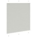 vidaXL plisovaná roleta svetlosivá 115x150 cm šírka látky 114,4 cm