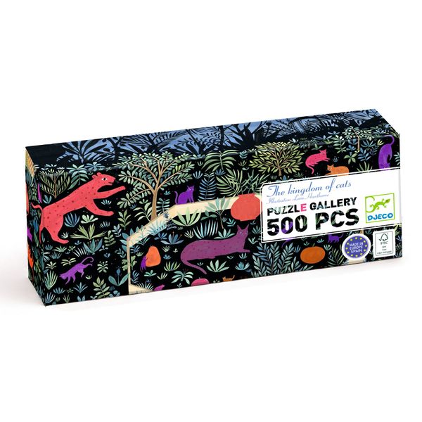 Puzzle Galéria Kráľovstvo mačiek 500 ks