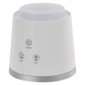LED stolná lampa ABBIE, dobíjacia, biela