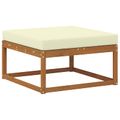 vidaXL Záhradná súprava gaučov 9 ks Prírodná a krémová