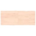 vidaXL Stolová doska 120x50x(2-6) cm neošetrený masív živé hrany