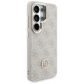 Obal Guess 4G Big Rhinestone Triangle Strap MagSafe pre Samsung Galaxy S26 Ultra ružová