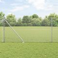 vidaXL Zváraný drôtový plot s hrotmi 25 x 1,4 m Pozinkovaná oceľ