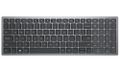DELL KM7120W bezdrátová klávesnice a myš/ US/ International/ mezinárodní Set klávesnice a myši, bezdrátový, US, mezinárodní, šedo-cerný