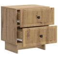 vidaXL Nočný stolík Dub artisan 43 x 34,5 x 47,5 cm Kompozitné drevo