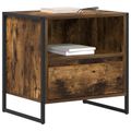 vidaXL Nočný stolík 2 ks Dymová dub 50 x 39,5 x 50 cm Kompozitné drevo