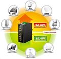 Planet IGS-10020HPT PoE switch 8x 1000Base-T, 2x SFP, 802.3at 270W, IP30, -40 až 75°C, SNMP, IGMPv3, IPv6
