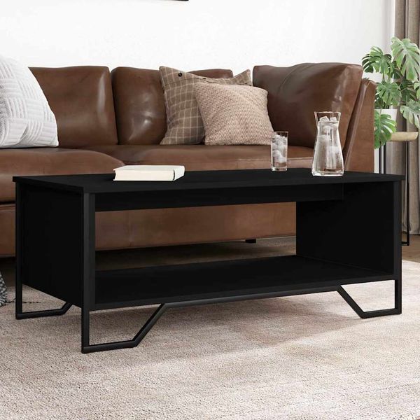 vidaXL Konferenčný stolík čierny 100x51x40 cm kompozitné drevo