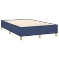 vidaXL Boxspring posteľ s matracom modrá 120x200 cm látka