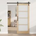 vidaXL Posuvné dvere ORKDAL Prírodná 83 x 202 cm