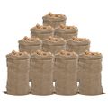 vidaXL Jutové vrecia 10 ks 65x135 cm 100 % juta 340 g/m²