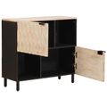vidaXL Servírovacia skriňa Biele umývanie dokončenie 80 x 33 x 75 cm