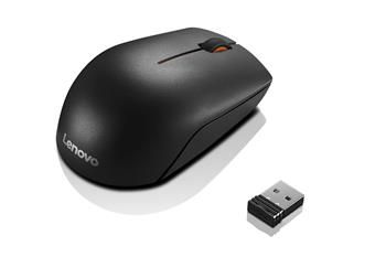 Lenovo 300/Cestovná/Optická/1 000 DPI/Bezdrátová USB/Čierna