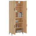 vidaXL Vysoká skrinka dub sonoma 69,5x34x180 cm spracované drevo