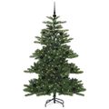 vidaXL Umelý Sklápací Vianočný Stromček Zelená 150 cm PVC a oceľ