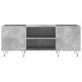 vidaXL Skrinka na platne betónovosivá 121x38x48 cm kompozitné drevo