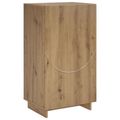 vidaXL Skriňa na topánky 48 x 38 x 87,5 cm Kompozitné drevo