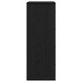 vidaXL Servírovacia skriňa Čierny dub 60 x 31 x 84 cm Kompozitné drevo