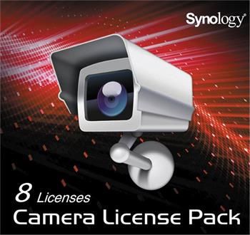 Synology Camera License Pack x 8 Licencie, pre softvér Surveillance Station, pre 8 kamier