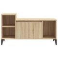 vidaXL TV skrinka dub sonoma 100x35x55 cm spracované drevo