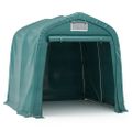 vidaXL Garážový stan zelený 2,4x2,4 m PVC