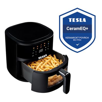 TESLA AirCook Q45 Pro - multifunkčná digitálna horúcovzdušná fritéza - rozbalené