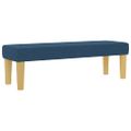vidaXL Posteľ s pružinovým rámom Modrá 200 x 180 cm látka